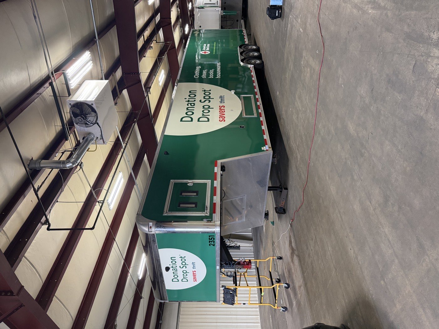 Donation trailer fleet for Savers and the American Red Cross.