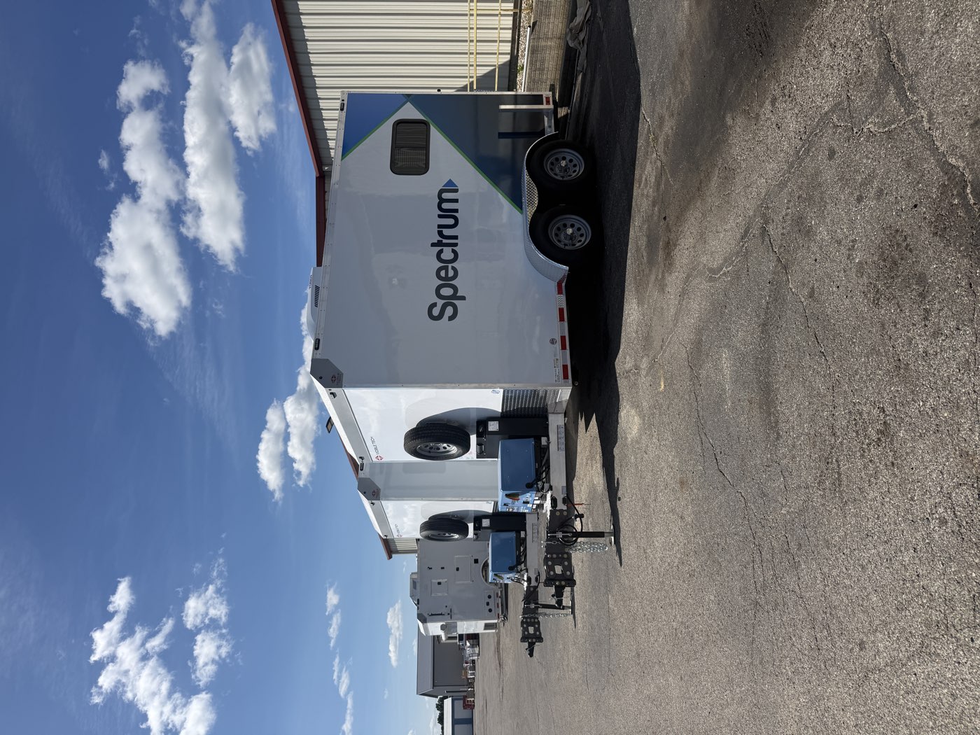 Spectrum enclosed trailer fleet.