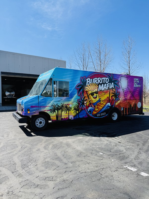 Food truck wrap