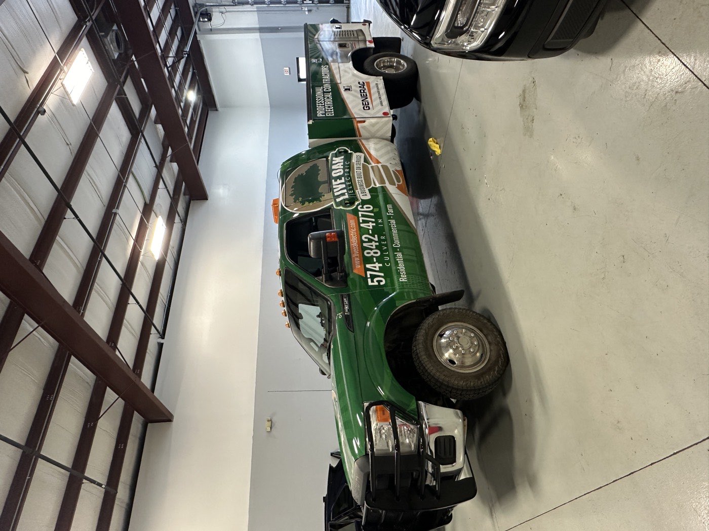 Full service-truck wrap for Live Oak Electric of Culver, Indiana.